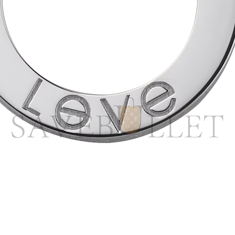 CARTIER LOVE NECKLACE, 3 DIAMONDS B7014600
